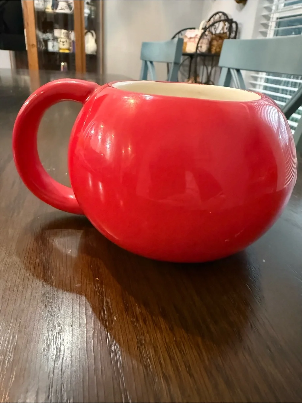 Vintage M & M Mars Red Galerie Ceramic Coffee Mug M&M Candy Handle